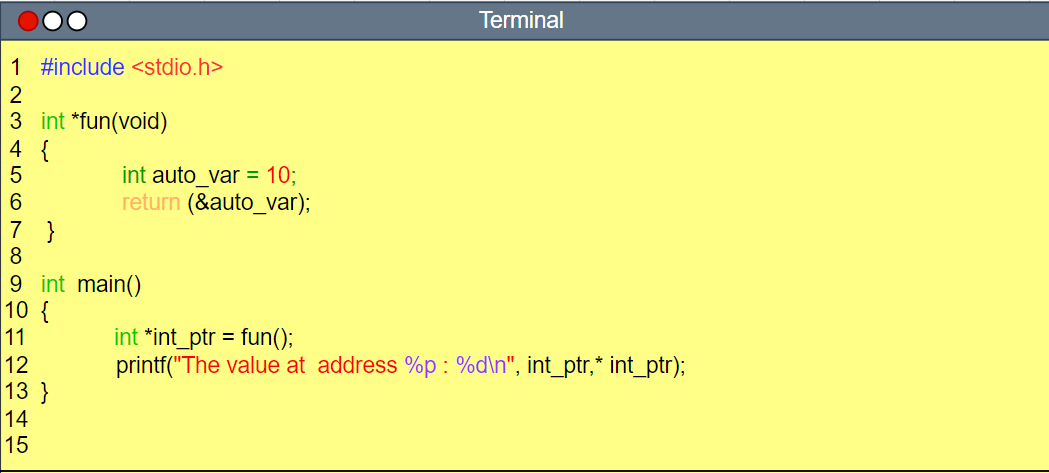 Dangling Pointers in C programming