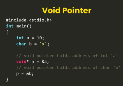 void pointers